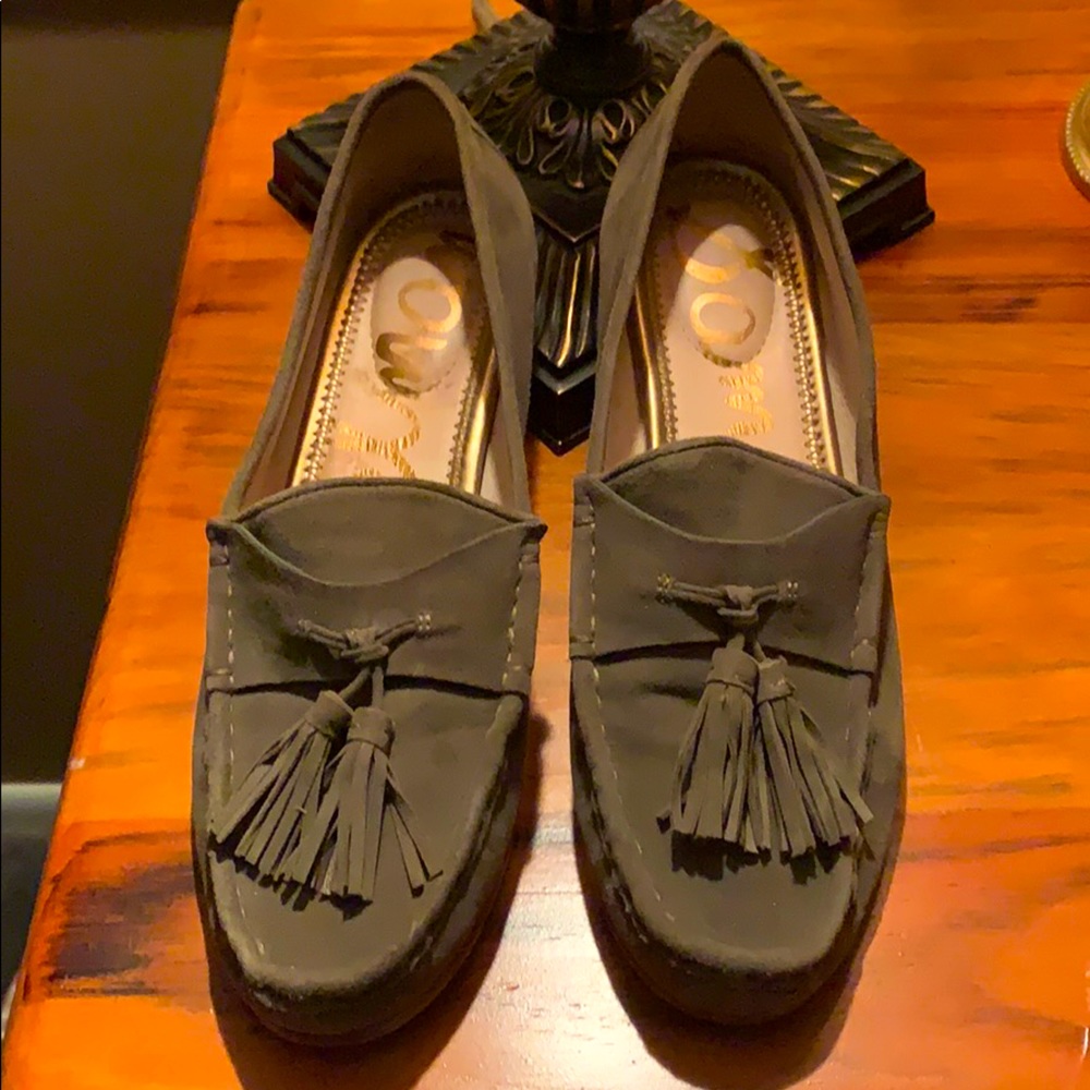 Suede loafers